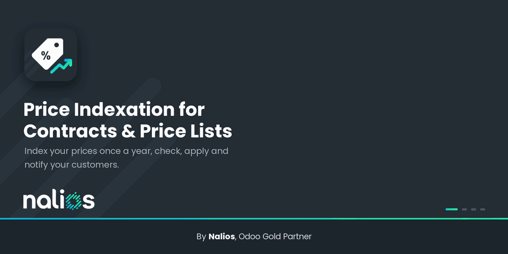 Indexation des prix pour contrats et listes de prix