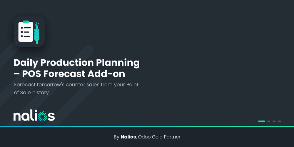 Planification de production quotidienne – Add-on Prévisions Point de Vente